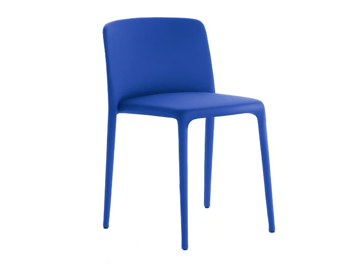 ACHILLE - Upholstered stackable chair _ MDF Italia